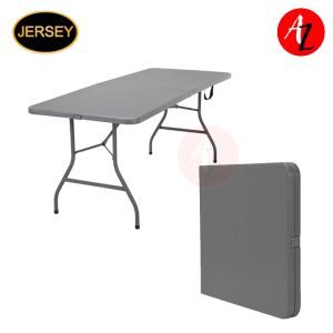 JERSEY PT-6 Gray Portable Table 6 Feet