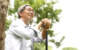 Walking Stick Aluminium Alloy Single Cane Lightweight Tungkod For Senior Adjustable Generalhome