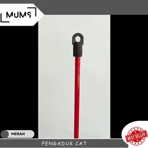 BMS - Alat Pengaduk Cat Tjap Mata / Cap Mata 80 x 400 mm / Mixer Cat dan Semen Merah / Biru