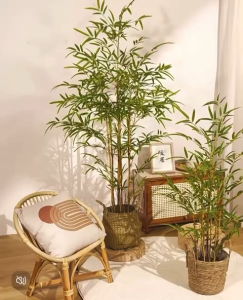 【SG Evergreen】Artificial Japanese Bamboo Tree – Peaceful Faux Plant for Home & Office Decor Fake Plants with Pot Artificial Bamboo Plant Lucky Bamboo Plant Artificial Plant