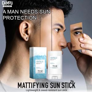 Men Invisible Sunscreen Stick SPF50 High Protection Anti Shine Face Body Use With Vitamin-E Easy Reapplication No White Residue
