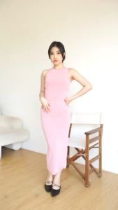 KAYSER Gamze Rok Wanita Midi Size S-L Jersey Spandex Sutra Womens Skirt Double Layer 558G