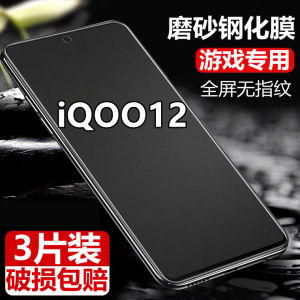 Matte Tempered Glass Film for iQOO12 Phone Full Screen Protection Anti-Fingerprint Anti-Sweat Gaming Protection Clear HD Blue Light Reduction