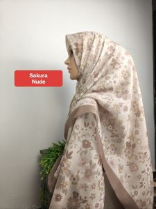 BIDANG 55/60 TUDUNG BAWAL LABUH COTTON VOILE (140CM) by GEROBOK MUSLIMAH