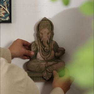 หินแกะสลักพระพิฆเนศ ของแกะสลักหิน ของประดับตกแต่ง ของประดับความคิดสร้างสรรค์ ของประดับแบบตั้งหรือแบบแขวน