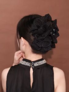 Elegant Shark Clip Hair Accessories Womens Butterfly Knot Hair Grips Volumizing Hair Clips Head Flowers Personal Care Tools