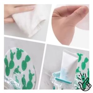 1/2/3PCS No Punch Toothbrush Toothpaste Organizer Multifunctional Wall Mounted Toothbrush Holder Bathroom Accessories