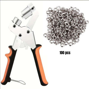 JUSTINLAU | JUSTINLAU Button Punching Pliers Metal Grommets Chicken Eye Pliers Set Leather Press Button Punching Machine Button Installation