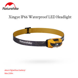 Naturehike Xingye IP66 kalis air LED Headlamp keselamatan jalan Hygroscopic reflektif destar Max 210 Lumens AAA bateri mudah alih 47g 70 ° sesuai untuk dijual