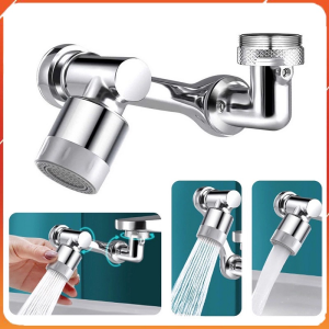 Đầu Nối Vòi Nước Xoay 1080 độ - Đầu Vòi Nước Thông Minh Lắp Bồn Rửa Mặt - Hai Chế Độ Nước