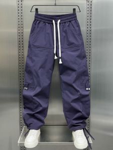 Fashionable Casual Workwear Pants Mens Loose Straight Leg Knife Pants Korean Version Youthful Cool Leisure Trousers