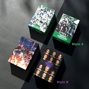 Seventeen celebrity merchandise card Korea fashion kpop pop ins trend fb cute little card Lomo card Collectible cards Album cards Star Cards Polaroid Transparent card A gift for a friend