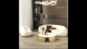 CT170D070 ZEITAKU โซฟา เซ็ทโซฟา โซฟาขนแกะ โซฟาทรงครึ่งวงกลม โซฟาห้องนั่งเล่น โซฟากำมะหยี่