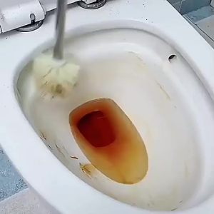 Sikat Toilet Silikon Bentuk Stik Golf / Alat Pembersih WC Kamar Mandi / Toilet Brush Silicone Fleksible Serbaguna Sela Karet Lentur