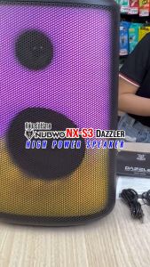 NUBWO NX-S3 DAZZLER ลำโพงบลูทูธ Speaker Gaming มีไฟ RGB เบสดี เชื่อมลำโพงเป็นลำโพงคู่ได้ BLUETOOTH 5.3