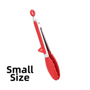Silicone Heat Resistant Food Tongs Stand