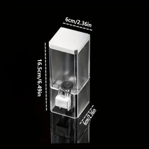 Homefish Perforated Manual Press Soap Dispenser Wall Mounted Traceless Disinfectant Bottle Bathroom Transparent Soap Dispenser