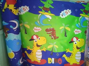 bahan kain polymicro meteran motif karakter harga 50cm x 240cm