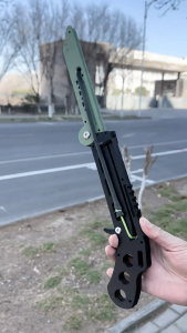 New folding infrared high-precision outdoor adult toy carrot knife portable upgraded training model