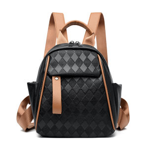 กระเป๋าเป้สะพายหลังผู้หญิงหนังวัวสุดหรูขนาดเล็ก สไตล์ใหม่ 2025 กระเป๋าสะพายไหล่คู่ หนังนิ่ม กระเป๋าเดินทาง แฟชั่น เทรนด์