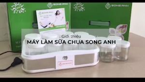 Máy Làm Sữa Chua Song Anh Hương Vị Truyền Thống Tặng Kèm 12-15 Cốc Thủy Tinh Cốc Nhựa Máy Làm Sữa Chua Tại Nhà Tự Động Thông Minh Lên Men Tự Nhiên