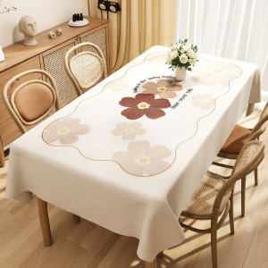 Oil Waterproof Stain-resistant Tablecloth Long Rectangle