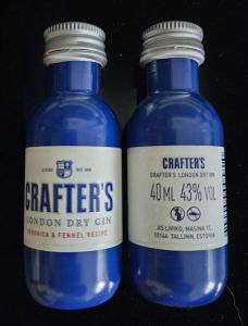 [La Flor] 6btls Crafters Artisan Gin Miniatures London Dry Gin 40ml 43% vol