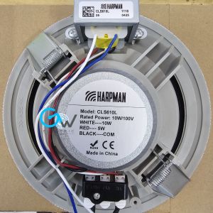 [1 Unit] 6" / 8" 5W - 10W Harpman CLS610L / CLS810CX Rimless Ceiling Speaker For Public Address