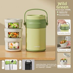 HEOSCU | 24-Hour Insulation Large Capacity Portable Lunch Box