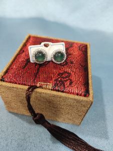 Certified Natural Grade A Jade Earrings (With Certificate)