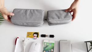 Jbaili | Storage Bag Cable Cord Organizer Travel Bag Small Electronics SD Card Power Bank Storage Bag