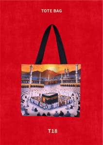 Tas Tote Bag Souvenir Oleh Oleh Haji & Umroh/Tote Bag Printing Premium/Tas Printing/Tolu