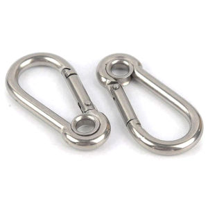 Spring Snap Carabiner M4 M5 M6 M8 M10 Quick Link Ring Hook for Camping Hiking Rope Suspension Connection Safety Buckle