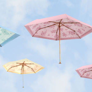 Portable Mini Umbrella for Women UV Coating Folding Lightweight sunscreen Sun Umbrella Small pocket Umbrella