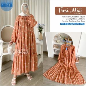 MIDI DRESS FRESI LD 110 BY  MOELA BERLABEL