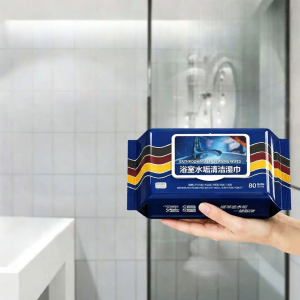 Strong Water Stain Removal Glass Cleaning Wipes for Home Windows Doors Tiles Bathrooms