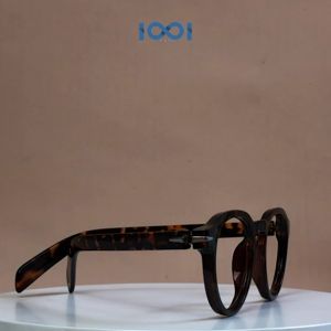 IOOI Eyewear - Kacamata Bulat Plastic Fashion Bisa Minus Anti Blueray Photocromic Pria Wanita 3596