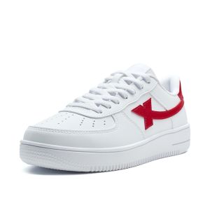 XTEP Women Sports Shoes White Shoes Fashion Classic Comfortable Fashion Cushioning Durability Wear-resistant Air Force Shipping Form Local Within 3 Days 881218319851