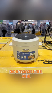 Kris 700 ml Rice Cooker Digital - Putih Magic Jar Magic Com Penanak Nasi Alat Masak Beras Elektronik Dapur