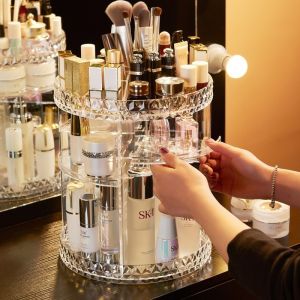 RAK COSMETIC DIAMOND /RAK KOSMETIK PUTAR 360 DERAJAT