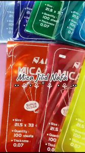 Nafa - Mika Jilid Plastik & Mika Film WARNA Folio F4