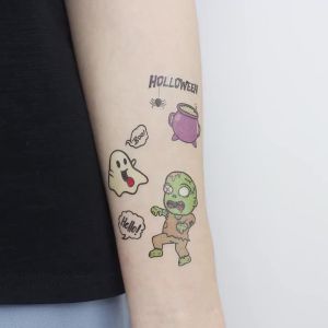 [IN STOCK] Childrens cartoon night light Halloween tattoo party activity holiday party temporary sticker