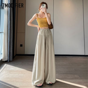 7.Modifier | Quần Dài Chân Rộng Phong Cách Thường Ngày Với Cạnh Xếp Ly