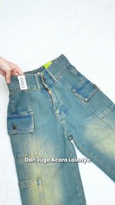 JINISO - Cargo Baggy Highwaist Jeans 417 HANDS UP