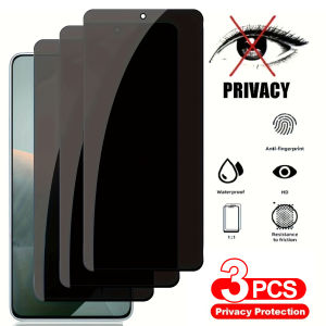 3pcs Full Cover Privacy Tempered Glass For Xiaomi Redmi Note 13 13 Pro 4G 5G 12 11 10 9 8 11S 10S 13C Mi 14T 11T 11 Lite Poco X3