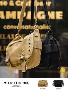 MADEN | Vintage American M1961 Canvas Letter Crossbody Bag