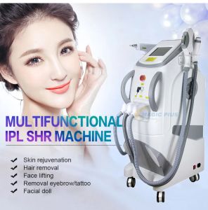 Professional multifunctional beauty machine IPL OPT E light ND YAG laser hair removal