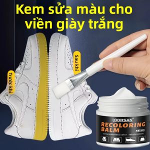 Kem Phục Hồi Viền Giày Trắng LOORSAN 35g Kem Sửa Chữa Chuyên Nghiệp Cho Giày Thể Thao Ủng Da Dễ Sử Dụng Sửa Màu