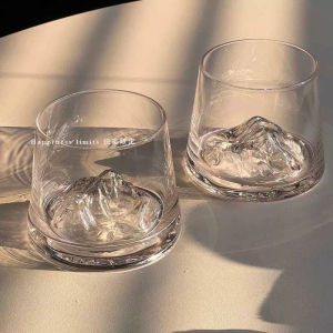 Home Use Fujisan Antique Iceberg Cup: A Japanese-Inspired Whiskey Glass