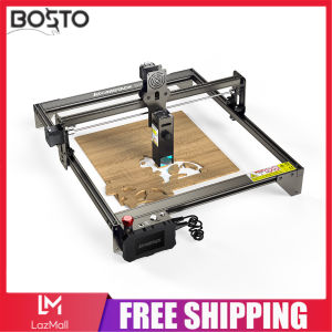 SCULPFUN S10 Laser Engraving Machine 10W high-density Laser Engraver 410x400mm Engraving Area All-metal structure Fast Assembly design with Detachable Eye Shield for Stainless Steel Bamboo Cardboard Plastic Leather